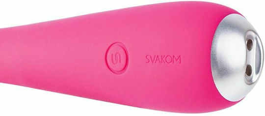 Svakom Iris Clirotal Silicone Vibrator Mini Κλειτοριδικός Δονητής 18cm Red