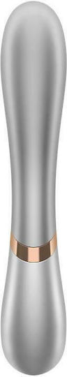 Satisfyer Hot Lover Vibrator Rabbit 20cm Silver