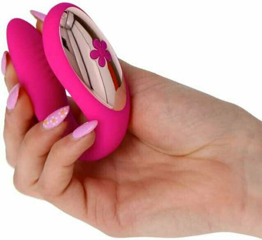 Toyz4lovers Couples Sex Toy Mini Δονητής για Ζευγάρια με Απομακρυσμένο Έλεγχο 10cm Ροζ