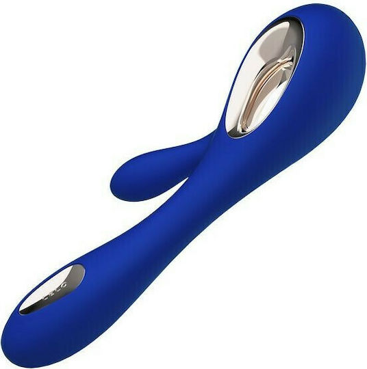 Lelo Soraya Wave Вибратор Заек 22см Среднощно синьо