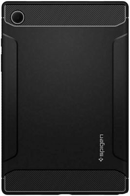 Spigen Rugged Armor Back Cover Σιλικόνης Μαύρο (Galaxy Tab A8)