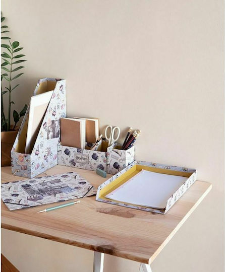 Paper Desk Organizer 5pcs 33.5x9x25cm