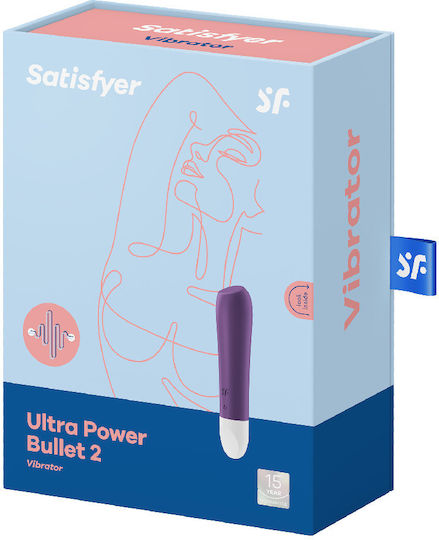 Satisfyer Ultra Power Bullet 2 Mini Δονητής Bullet 10cm Μωβ