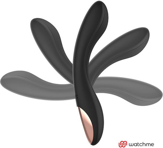 Dream Love Anne's Desire Curve G-spot Wireless Technology WatchMe Vibrator G-Spot with Remote Control 20cm Black