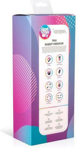 Good Vibes Only Trix Vibrator Kaninchen 22.5cm Purple