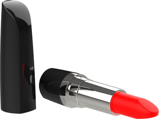 Intense Lippsy Lipstick Vibrator Mini Κλειτοριδικός Δονητής με Απομακρυσμένο Έλεγχο 11cm Μαύρος