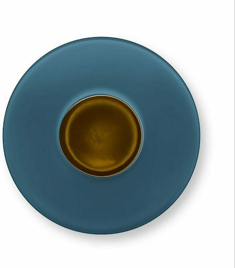 PiP Studio Metallische Blaue Vase 24xH32cm