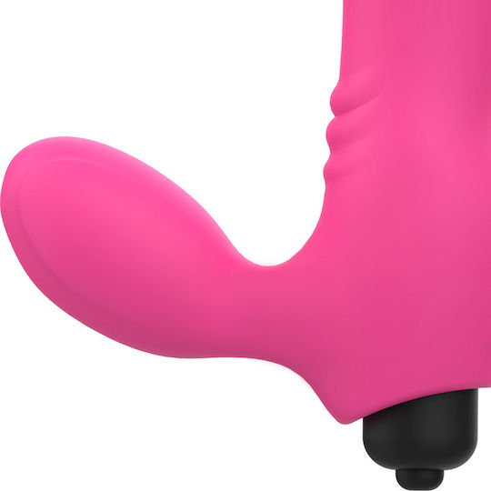 Dream Love OhMama Bix Doble Vibrator Xmas Edition Δονητής Rabbit 16.3cm Pink