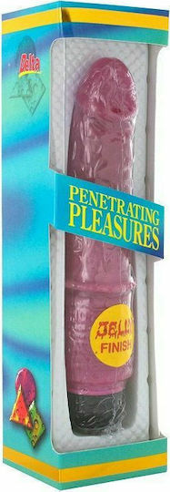 Seven Creations Jelly Vibrator Ρεαλιστικός Δονητής 18.5cm Purple