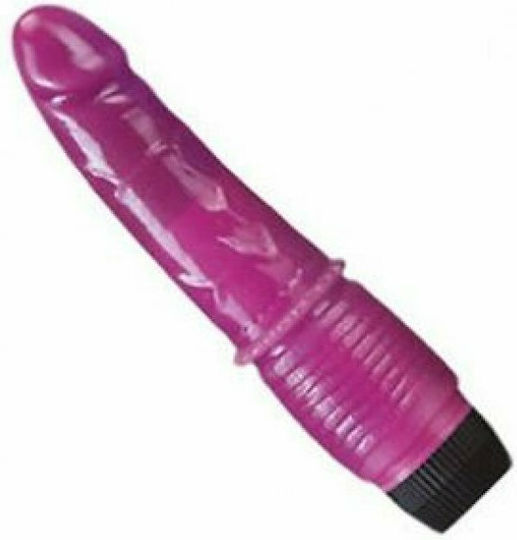 Seven Creations Jelly Vibrator Realistic Vibrator 18.5cm Purple