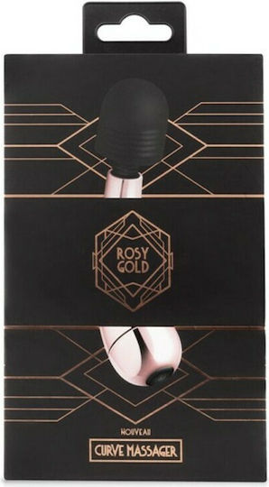 Rosy Gold New Mini Curve Massager Mini Δονητής Μασάζ 13cm Rose Gold
