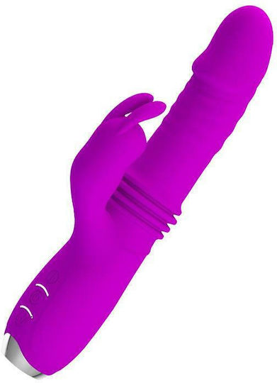 Pretty Love Dorothy Vibrator Rabbit with Remote Control 20cm Purple