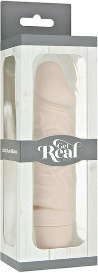 ToyJoy Get Real Mini Classic Vibrator Mini Ρεαλιστικός Δονητής 16cm Flesh