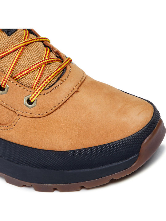 Kids Hiking Boots Field Trekker Mid Brown