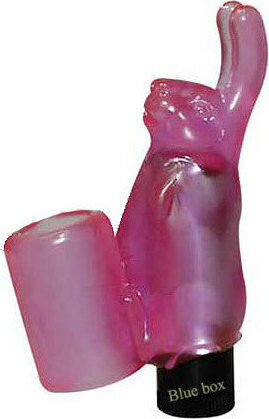 Seven Creations Rabbit Vibrator Finger 5.7cm Pink
