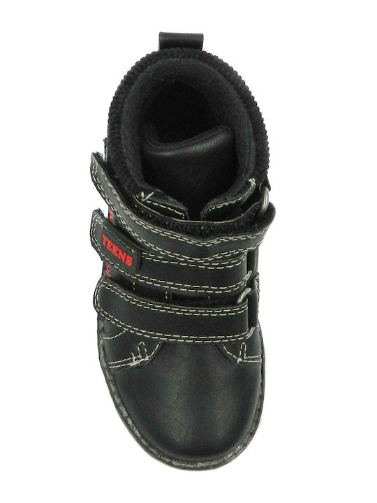 Ghete Copii cu Velcro Negre