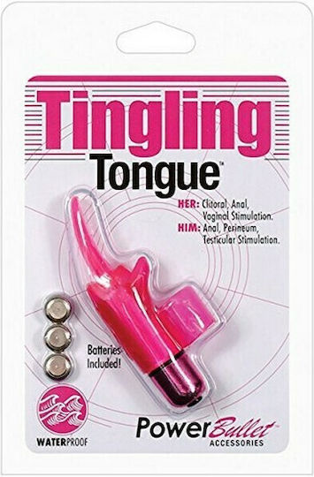 Power Bullet Tingling Tongue Вибратор Пръст 7.5см Розов