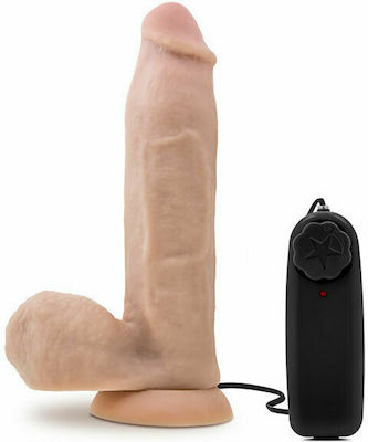 Blush X5 Plus Vibrating Realistic Cock Realistic Vibrator 21cm Vanilla