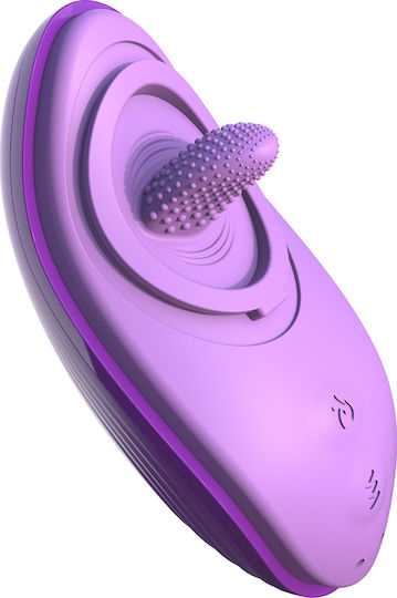 Pipedream Fantasy For Her - Her Silicone Fun Tongue Mini Vibrator 12cm Purple