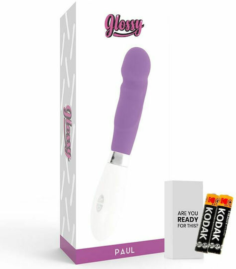 Glossy Paul Вибратор G-Spot 12см Лилаво