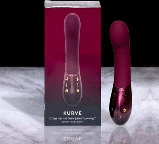 Hot Octopuss Kurve G Spot Vibrator Δονητής G-Spot 19.4cm Plum