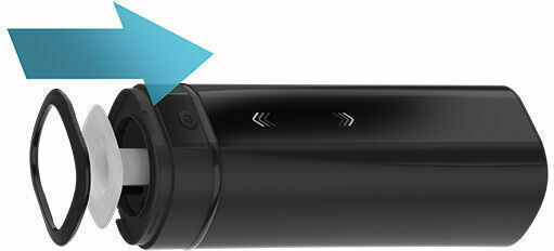 Kiiroo Onyx+ & Pearl2 Interactive Masturbator & Vibrator Kit Set with Remote Control Black / Black