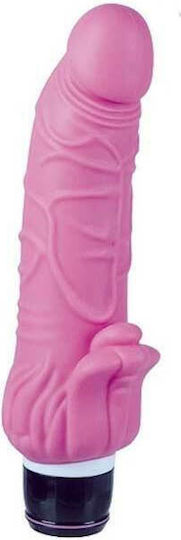 Seven Creations Purrfect Silicone Classic with Clit Stim 7 Powerful Functions Realistisch Vibrator 19cm Pink