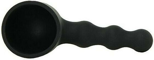 Bodywand Silicone Pleasure Beads Attachment Vibrator Head 8cm Black
