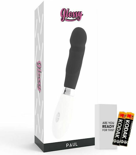 Glossy Paul Vibrator G-Punkt 12cm Black