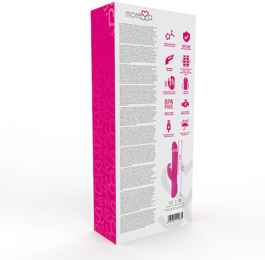 Amoressa Warren Vibrator Kaninchen 25.5cm Hot Pink