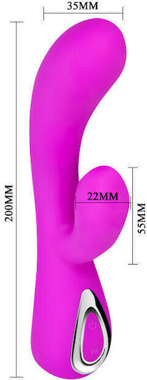 Pretty Love Rabbit Vibe Honey Δονητής Rabbit 19cm Pink