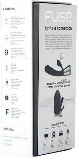 Kiiroo Ohmibod Fuse Вибратор Заек 7см Черен