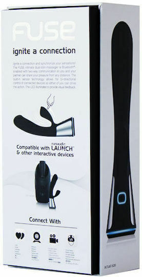 Kiiroo Ohmibod Fuse Вибратор Заек 7см Черен