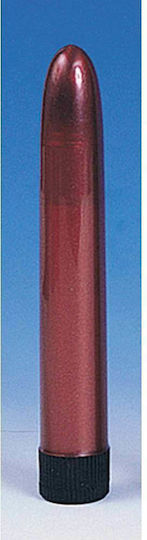 Seven Creations Slim Line Κλασικός Δονητής 18cm Metallic Red