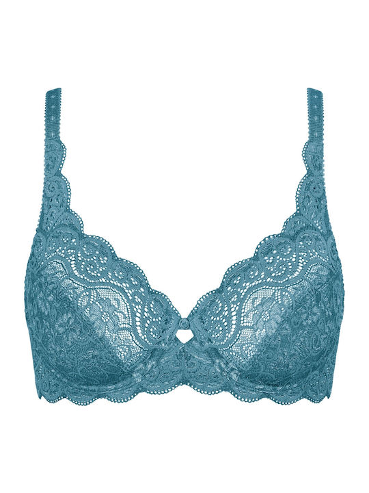 Amourette Bra without Padding Underwire Blue Lagoon