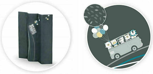 Momi Mamu Park with Mattress Jade 100x100cm