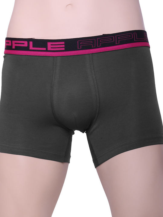 Apple Boxer 0110950 Men's Boxer Anthracite / Fuchsia APP-0110950