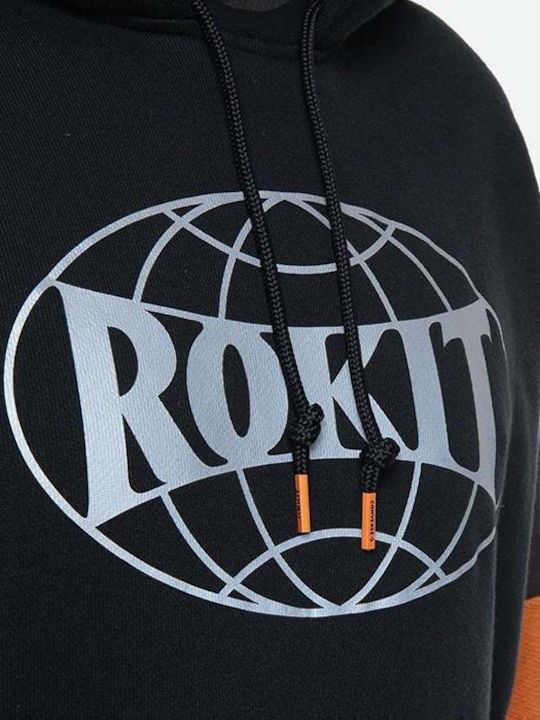 X Rokit Sweatshirt with Hood Black