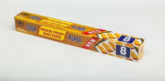 THalassinos Non-stick Baking Paper Cut in Sheets 8m x 38cm