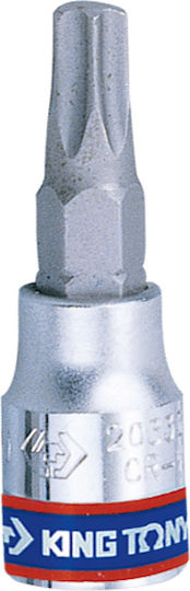 King Tony King Tony Torx Bit Socket and Drive Size 1/4'' T20 37mm