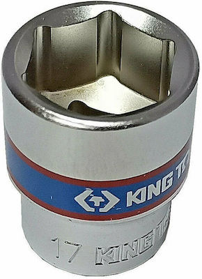 King Tony Căpăcel Hexagonal cu Patrat de Prindere 3/8" Diametru 13mm 1buc