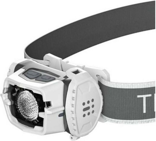 SAS Rechargeable Headlamp LED IPX6 with Maximum Brightness 220lm Mont 900 G4 Gray