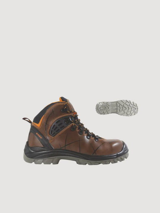 Axon Alaska Boots Safety Brown S3 with Certification SRC