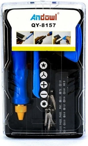 Andowl QY-8157 Schraubenzieher für Mobiltelefon-Reparaturwerkzeuge 20Stück QY-8157