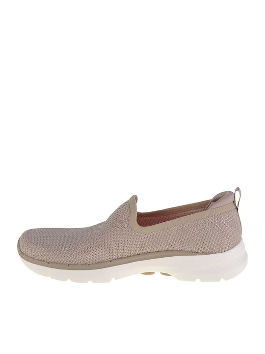 Go Walk 6 Γυναικεία Slip-On Clear Virtue