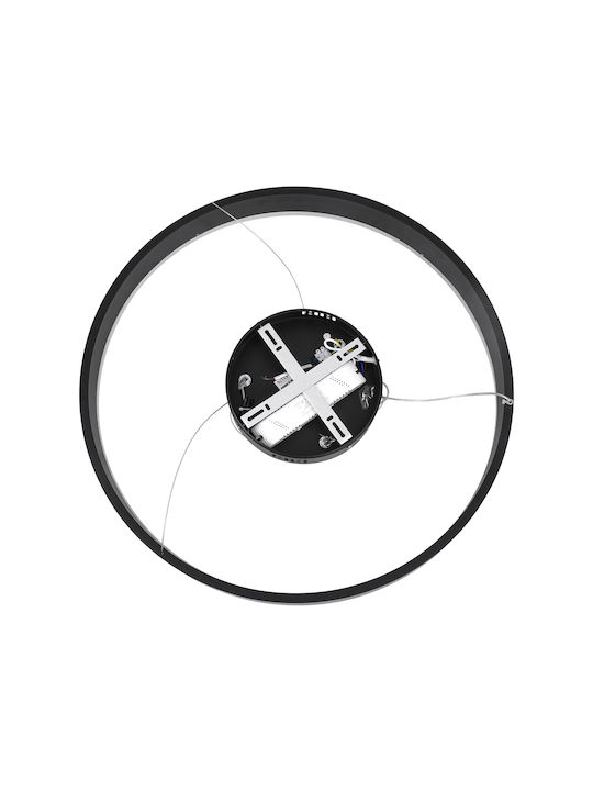 GloboStar Venom Pendant Light Black 60x60cm