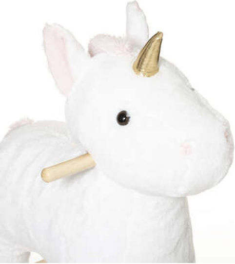 Atmosphera Unicorn Rocking Toy Unicorn for 24+ Months White
