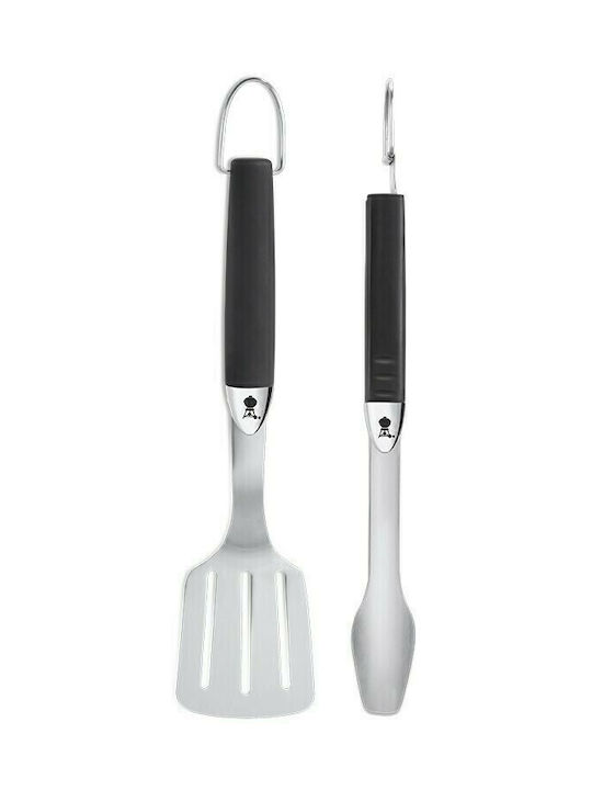 Weber Set of 2 BBQ Tools with Tongs and Spatula 6645