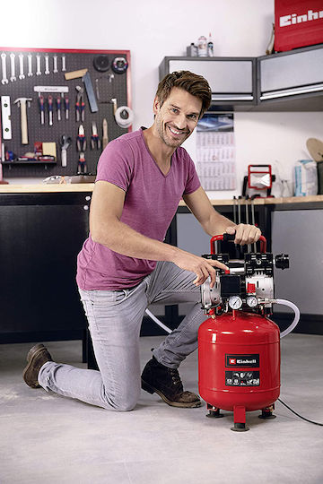 Einhell TE-AC 24 Single-Phase Air Compressors 57dB with Power 1hp and Airtank 24lt 4020610