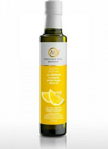 Messolongi Fields Ulei de Măsline Extra Virgin Produs organic cu Aromă Lămâie 250ml 1buc